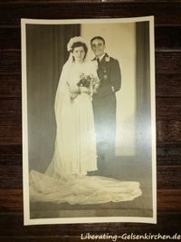 Hochzeitsfoto eines Angeh&ouml;rigen der Luftwaffe