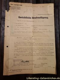 Gerichtliche Strafverf&uuml;gung vom 5. Juni 1948