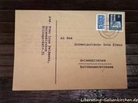 Dankesbrief einer Einwohnerin Gelsenkirchens an das Schweizerische Rote Kreuz