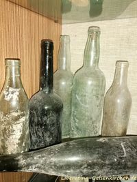 Bodenfund verschiedener Flaschen aus der Besatzungszeit